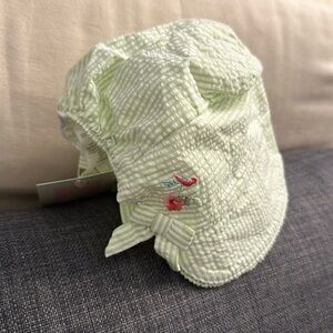 Janie and Jack seersucker hat